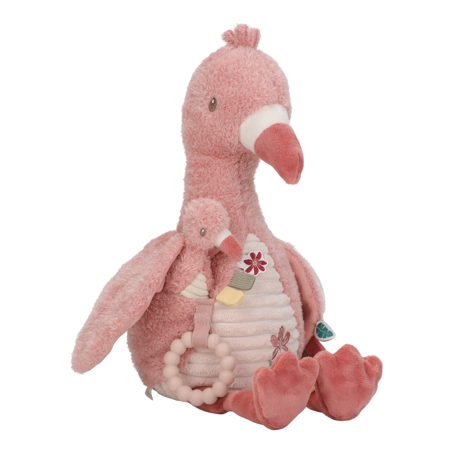 Peluche d'activité flamant rose - safari