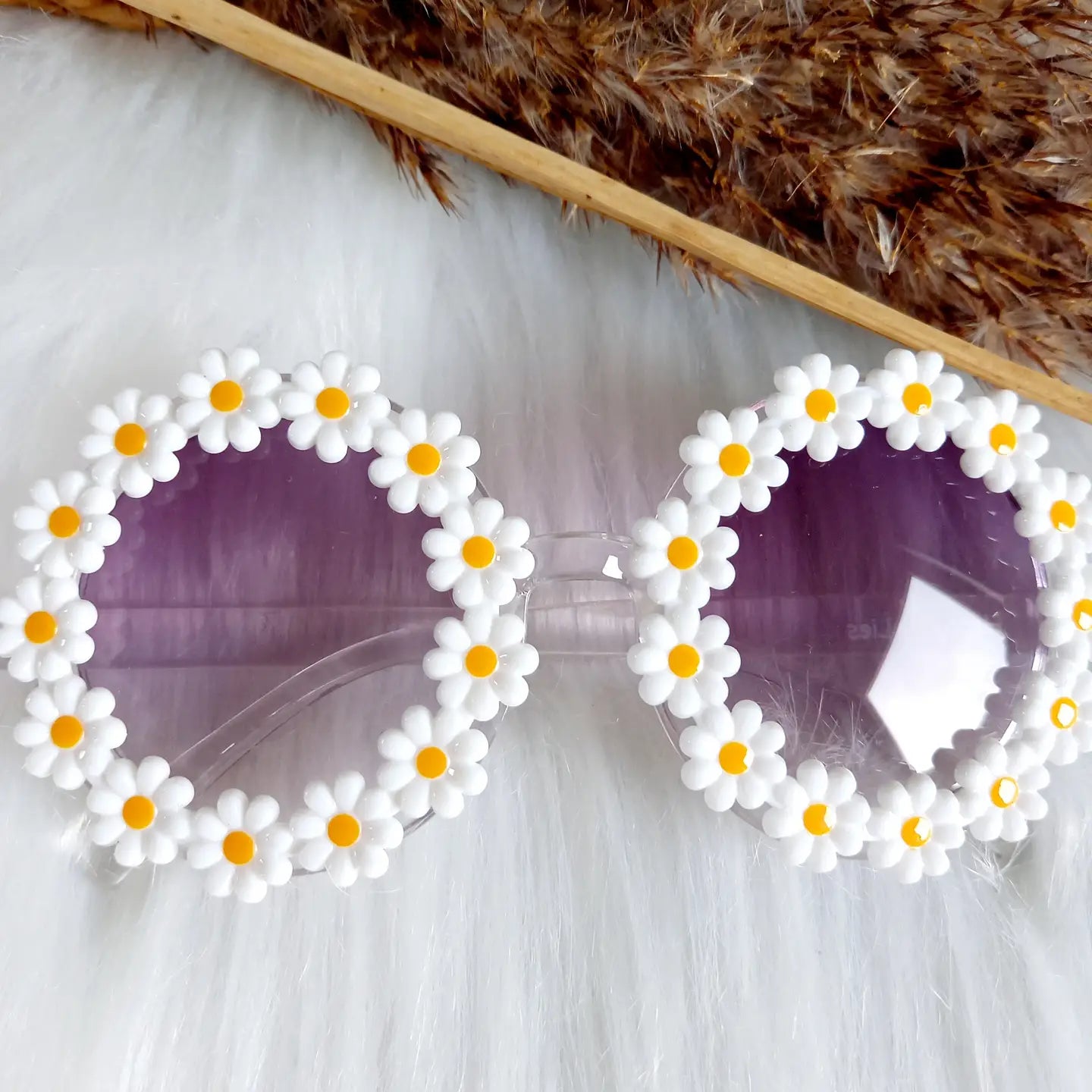 Lunettes de soleil fleur colorées - Happy by lies