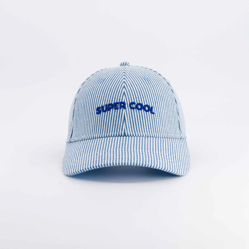 Casquette enfant super cool bleu - Chamaye