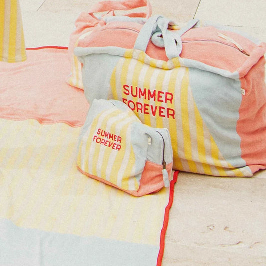 Trousse jaune et bleu - éponge