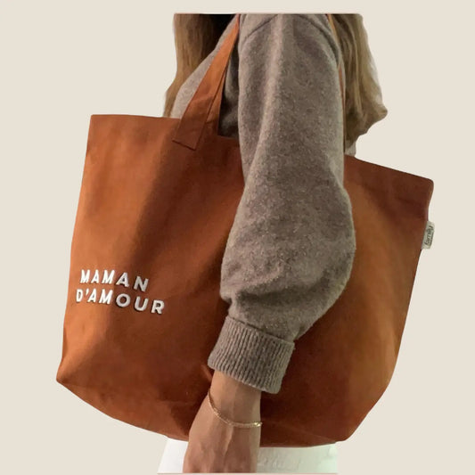 Sac maman d'amour camel