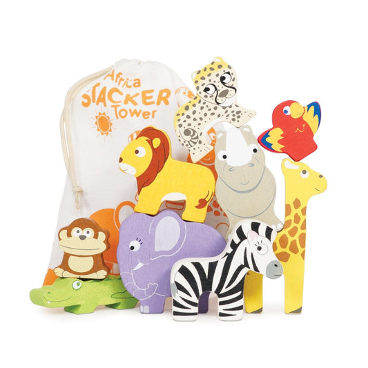 Animaux à empiler en bois - Le Toy Van