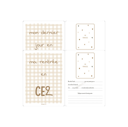 Cartes souvenirs Vichy - Papier Poetic