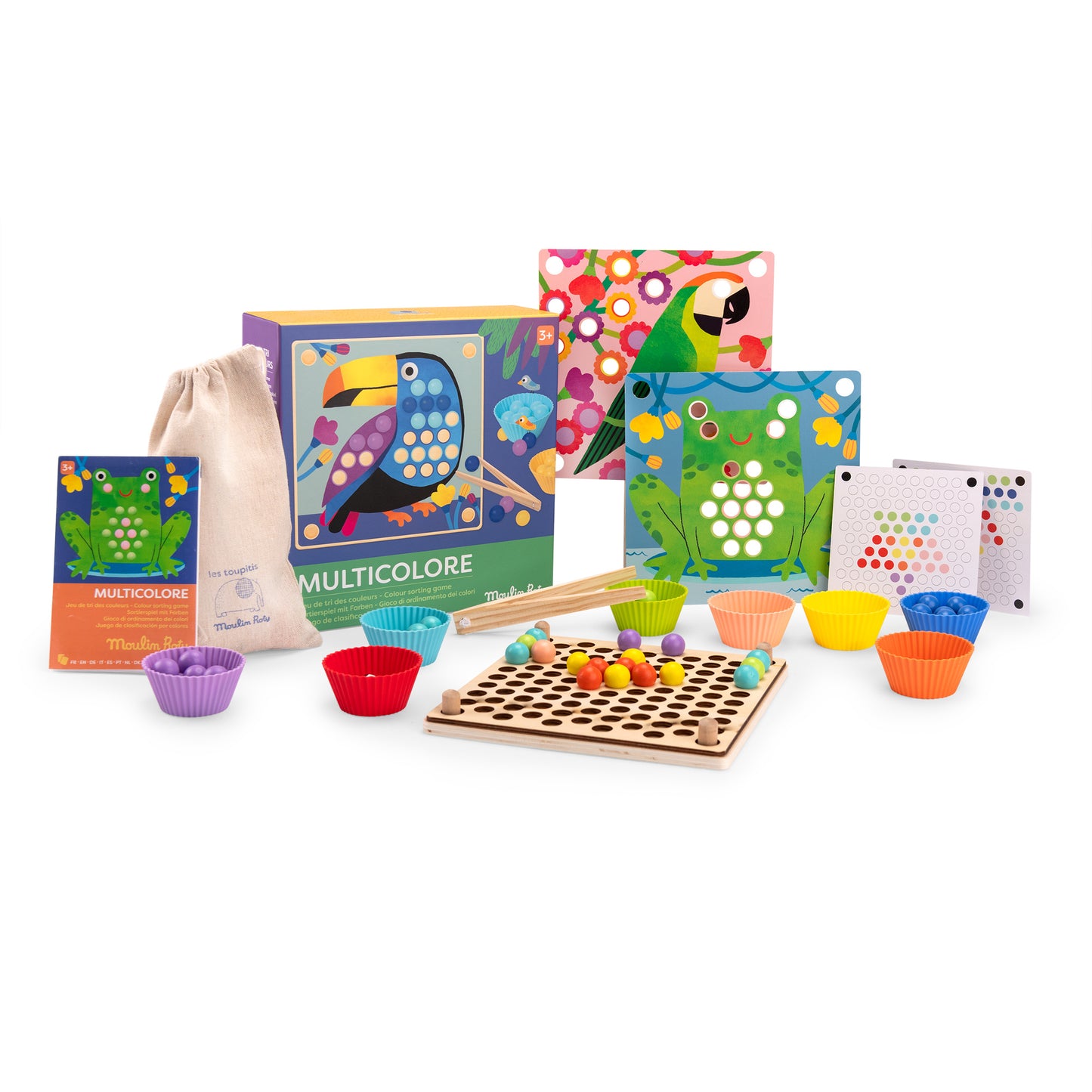 Multicolore jeu de tri Les Toupitis MR