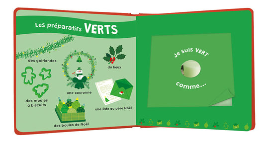 Livre odeur et couleur de noël