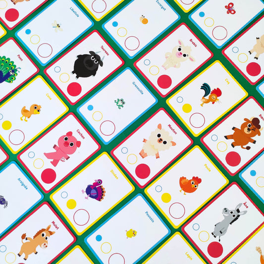 Jeu bataille animaux de la ferme - jeu de cartes