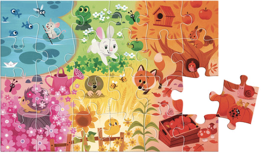 Puzzle cherche et trouve - les couleurs - 24p