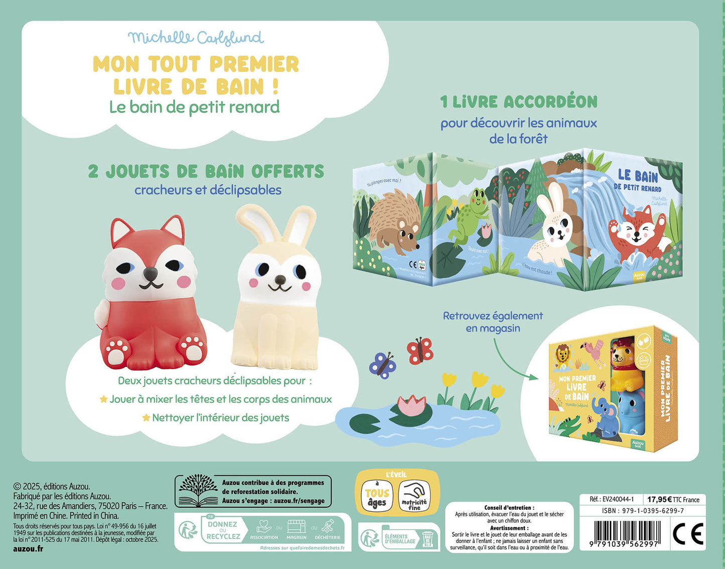Mon premier livre de bain - Auzou