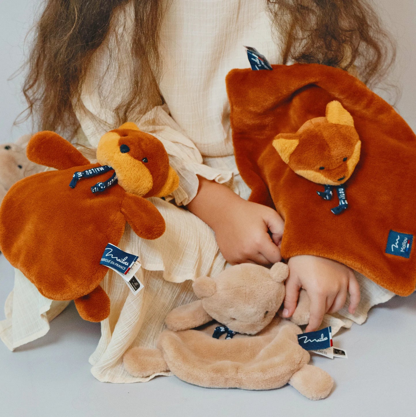 Doudou plat renard - Mailou