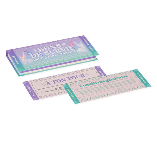 Carnet de 48 bons pour jeunes parents - Legami