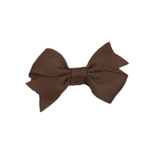 Barrettes noeud cacao - lot de 2