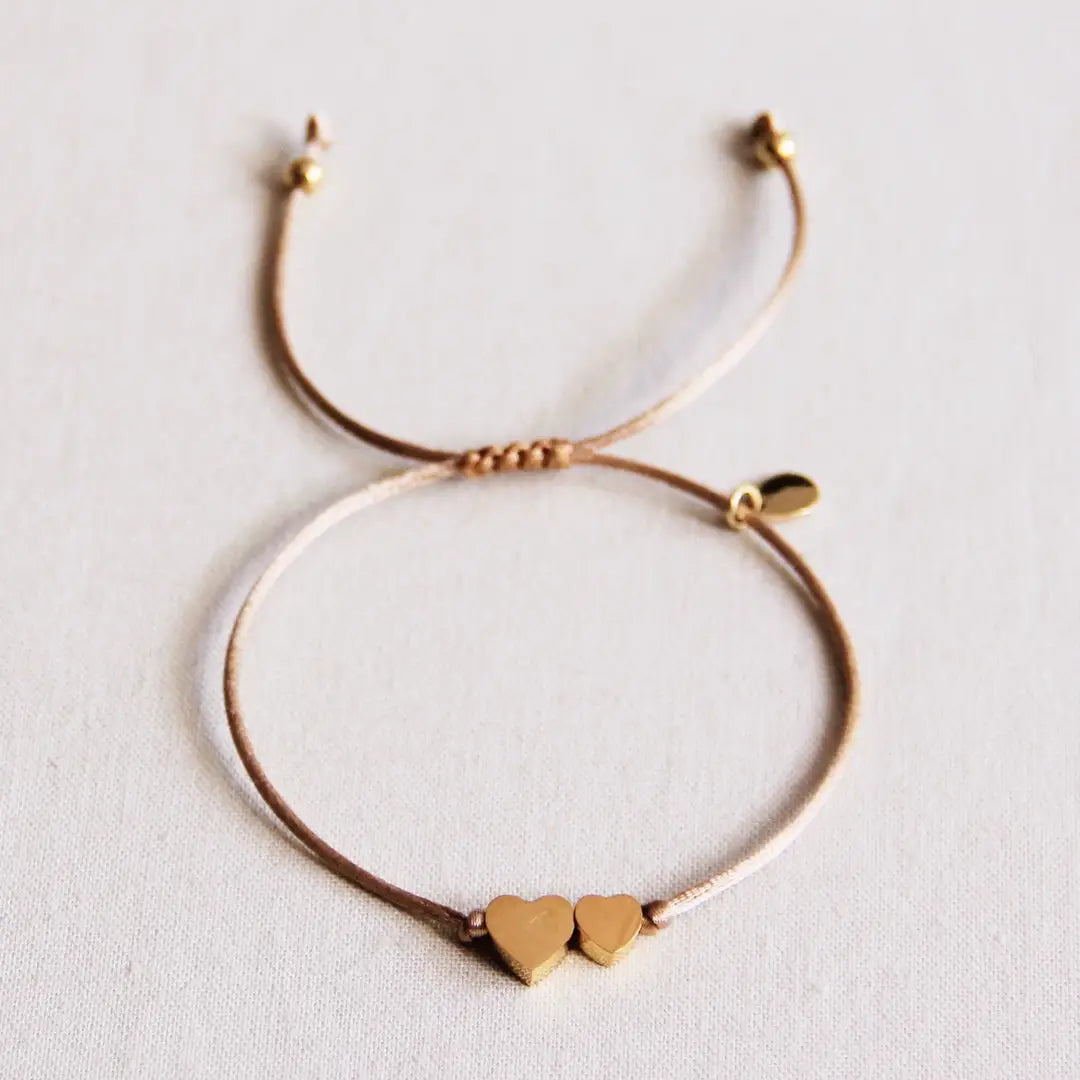 Bracelet réglable coeur - Bazou