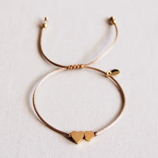 Bracelet réglable coeur - Bazou