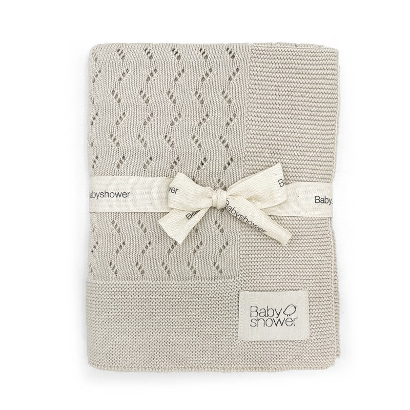 Couverture en tricot - Babyshower