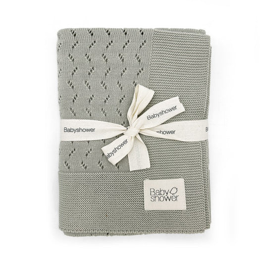 Couverture en tricot - Babyshower