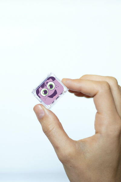 Cubes lumineux bain - violet