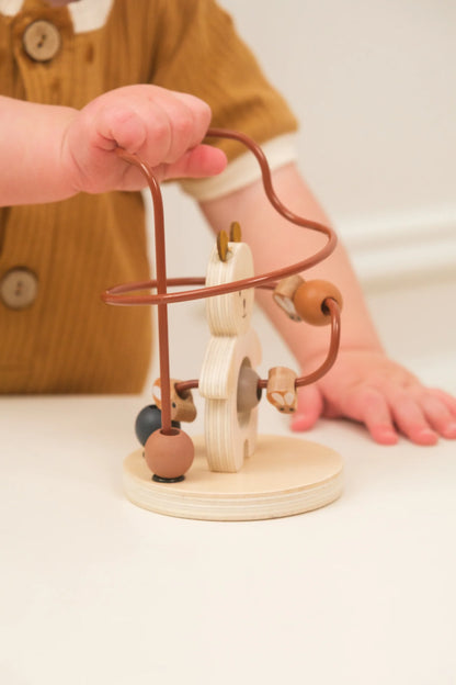 Boulier en bois ourson