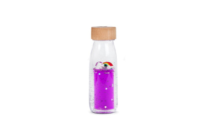 Bouteilles sensorielles - violet licorne