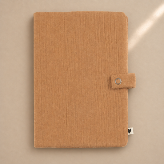 Protège carnet de santé - camel uni