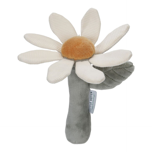 Hochet peluche fleur - Little Dutch