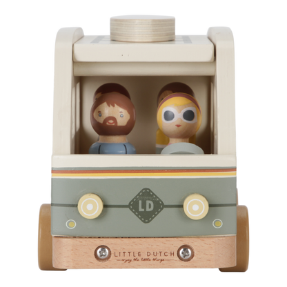 Camping car vintage en bois - Little Dutch