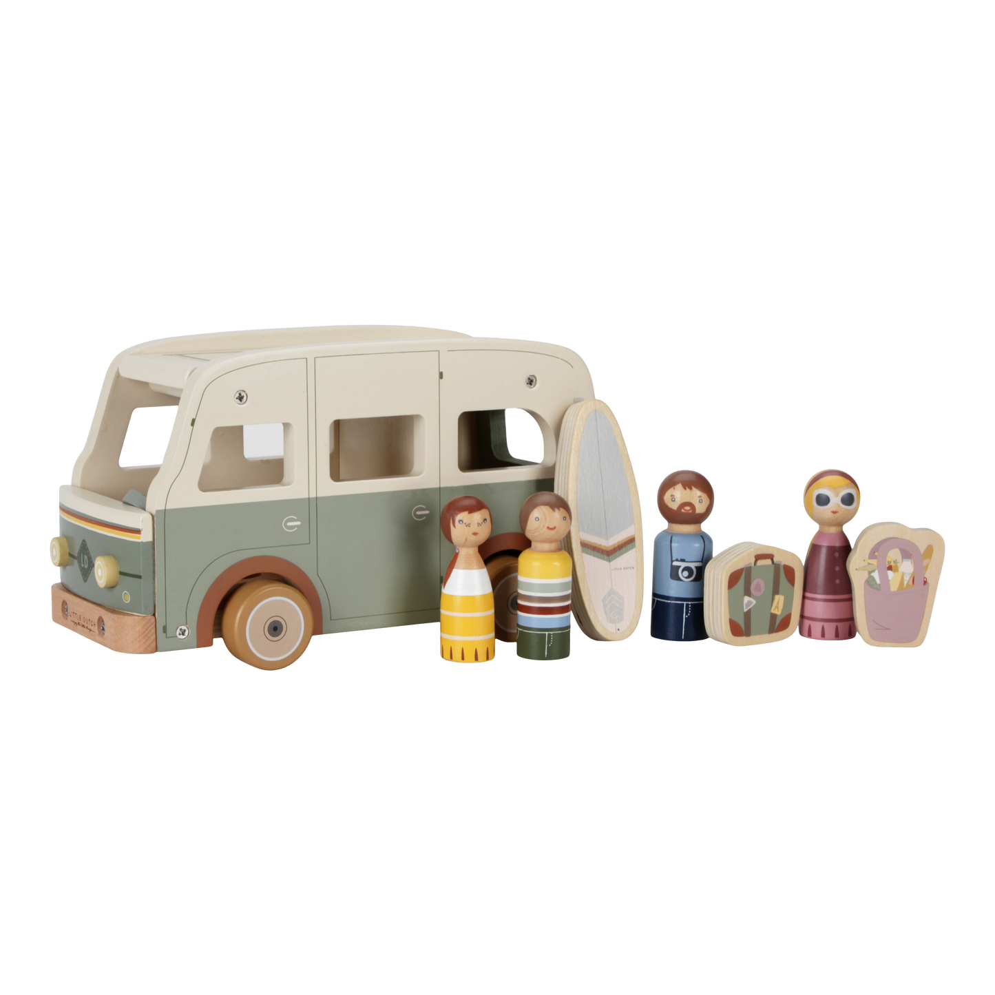 Camping car vintage en bois - Little Dutch