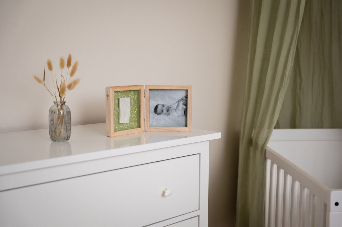 Cadre empreinte double - Petit artichaut