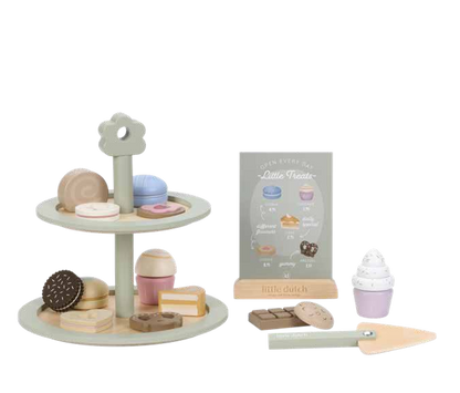 Présentoir à pâtisserie en bois - Little Dutch