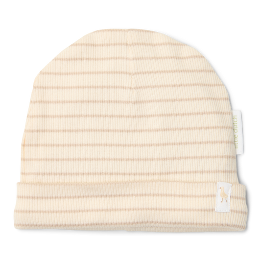 Bonnet à rayures naissance - little goose