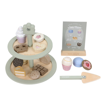 Présentoir à pâtisserie en bois - Little Dutch