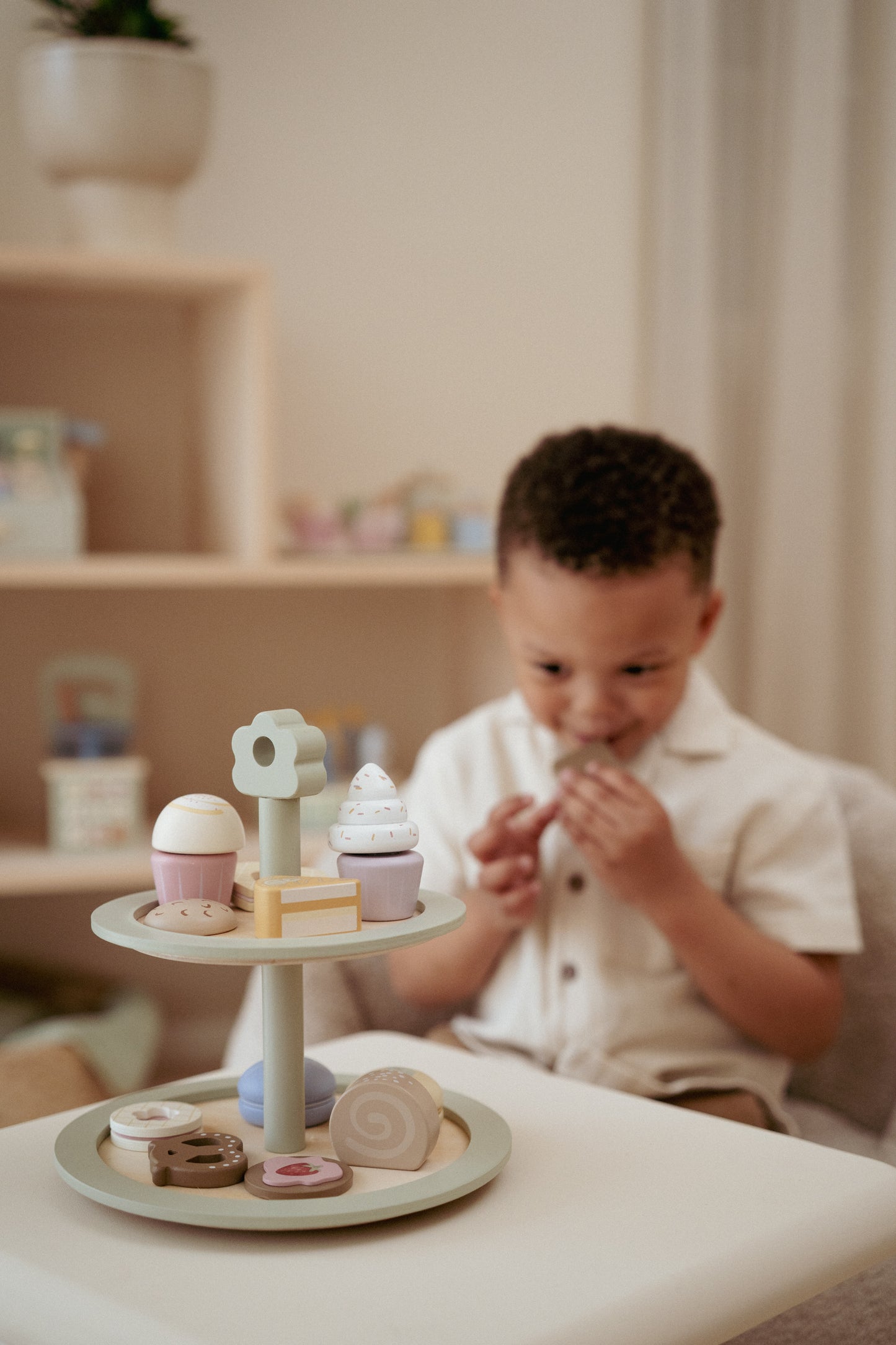 Présentoir à pâtisserie en bois - Little Dutch