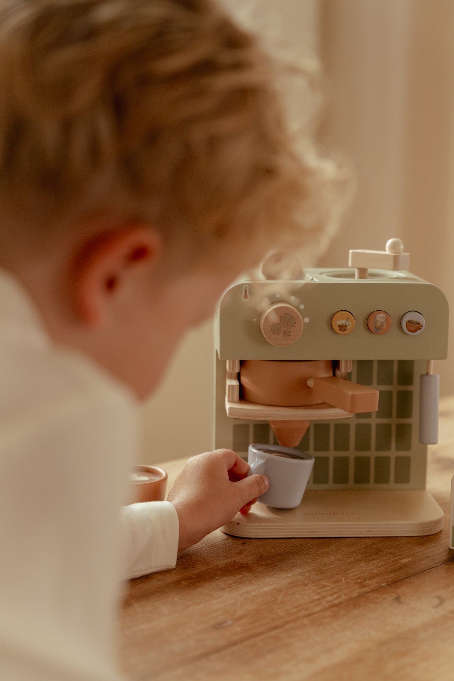 Machine à café en bois - Little Dutch