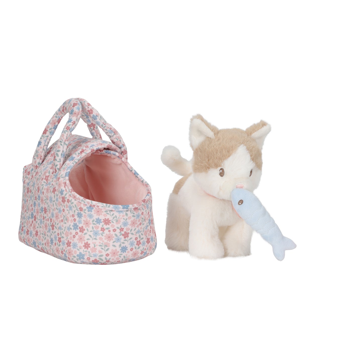 Peluche animal avec sac de transport - Little Dutch