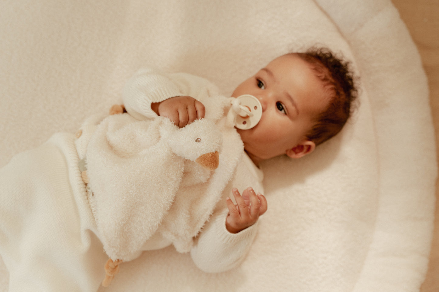 Doudou carré oie - newborn