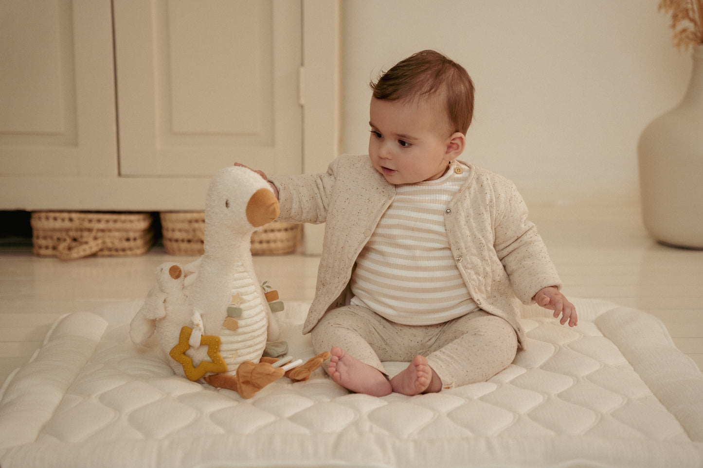 Peluche d'activité oie - Little Dutch