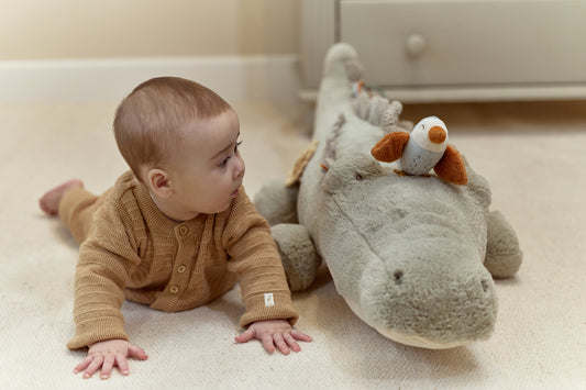 Peluche d'activité croco géante - safari
