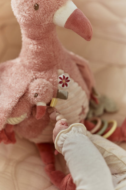 Peluche d'activité flamant rose - safari