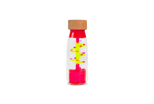Bouteilles sensorielles - tourbillon rouge