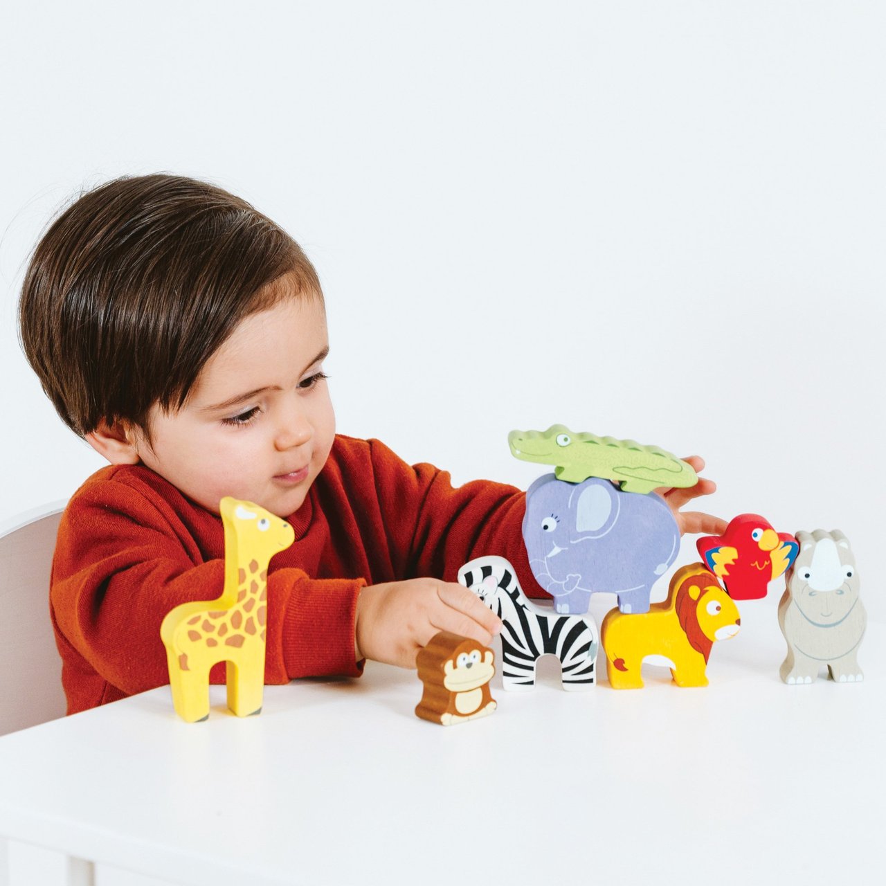 Animaux à empiler en bois - Le Toy Van