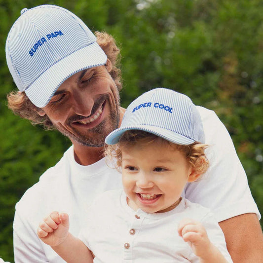 Casquette enfant super cool bleu - Chamaye