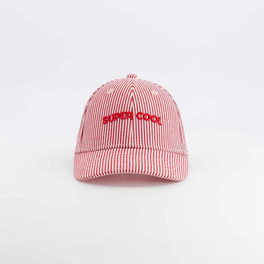 Casquette enfant super cool rouge - Chamaye