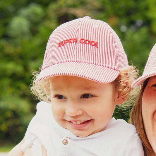 Casquette enfant super cool rouge - Chamaye