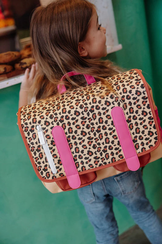 Cartable léopard - 6 ans et +