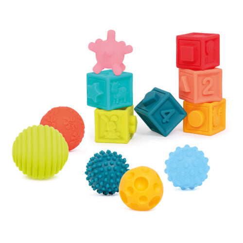 Coffret d'éveil - Balles texturées - LUDI