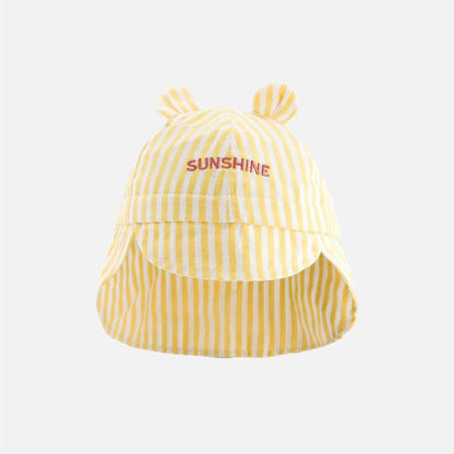 Chapeau bébé sunshine jaune - Chamaye