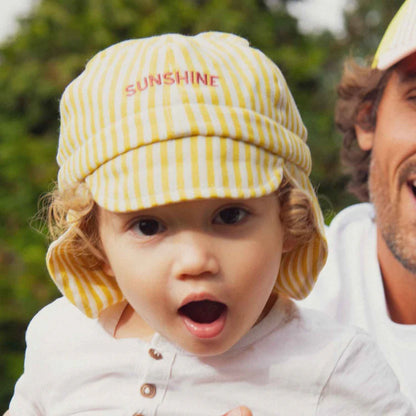 Chapeau bébé sunshine jaune - Chamaye