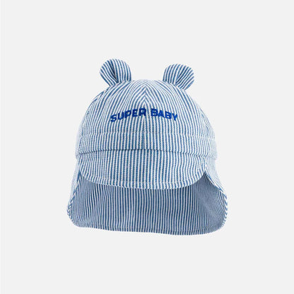 Chapeau bébé super baby bleu - Chamaye
