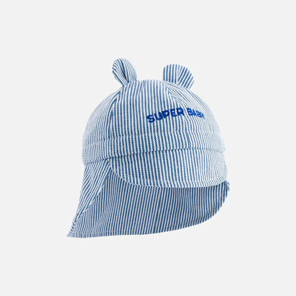 Chapeau bébé super baby bleu - Chamaye