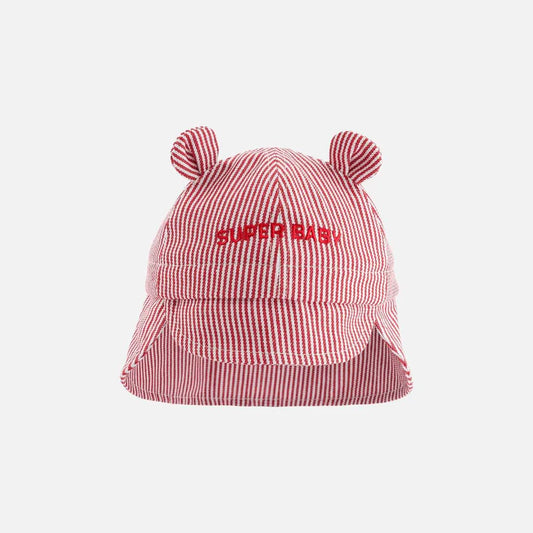 Chapeau bébé super baby rouge - Chamaye