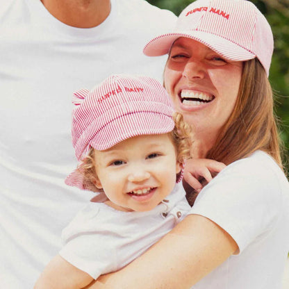 Chapeau bébé super baby rouge - Chamaye
